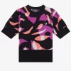 Abstract Short Sleeve Women’s Jumper