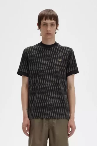 Argyle Jacquard Men’s T-Shirt