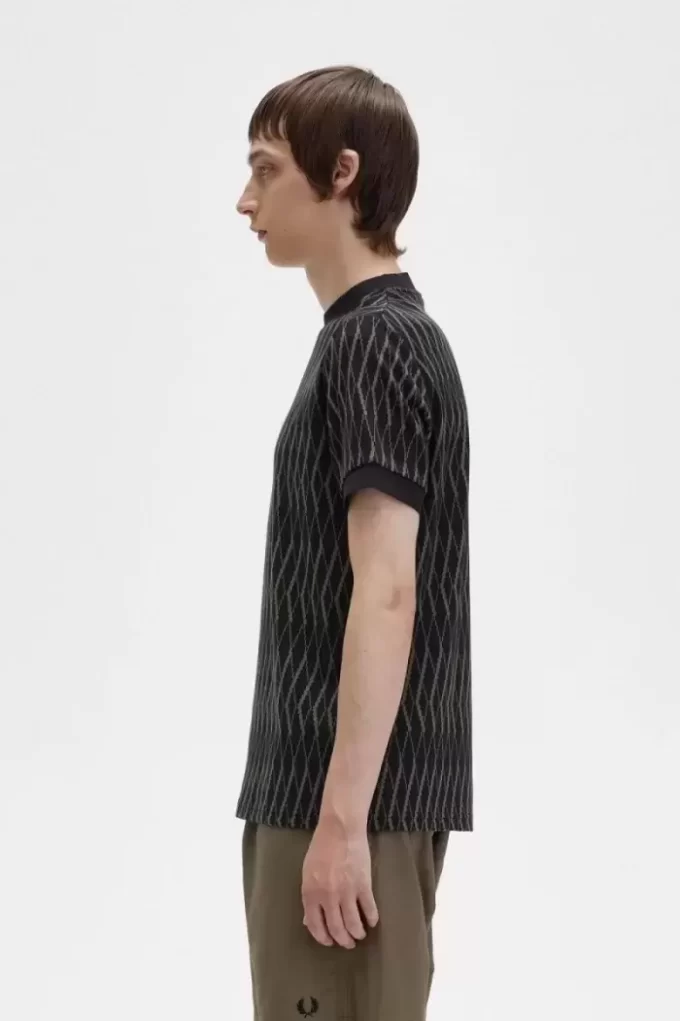 Argyle Jacquard Men’s T-Shirt Argyle Jacquard Men’s T-Shirt