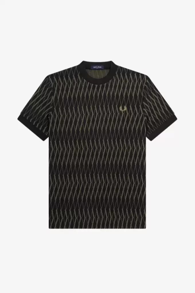 Argyle Jacquard Men’s T-Shirt Argyle Jacquard Men’s T-Shirt