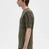Argyle Panel Knitted Men’s T-Shirt Argyle Panel Knitted Men’s T-Shirt