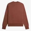 Badge Detail Crew Neck Men’s Sweatshirts