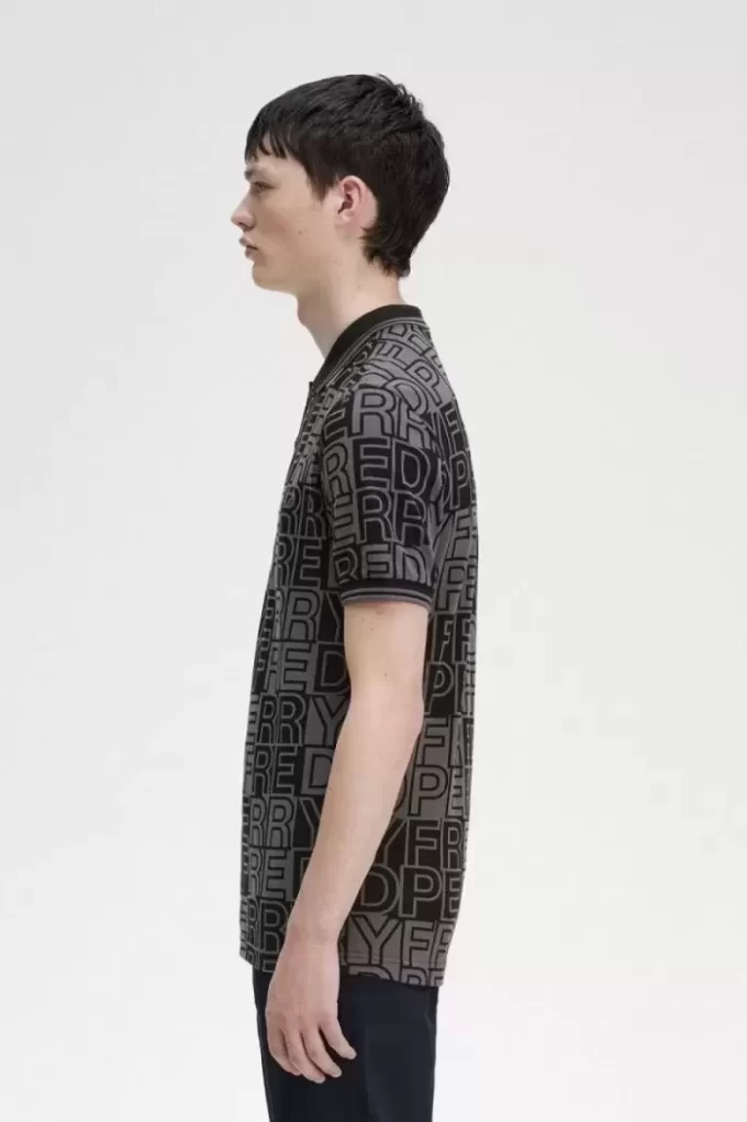 Block Graphic Men’s Polo Shirt Block Graphic Men’s Polo Shirt