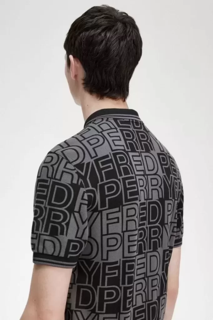 Block Graphic Men’s Polo Shirt Block Graphic Men’s Polo Shirt