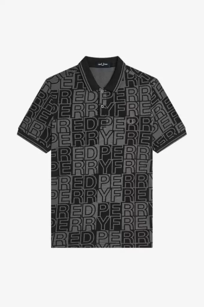 Block Graphic Men’s Polo Shirt Block Graphic Men’s Polo Shirt