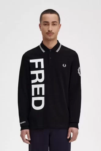 Bold Graphic Long Sleeve Men’s Shirt