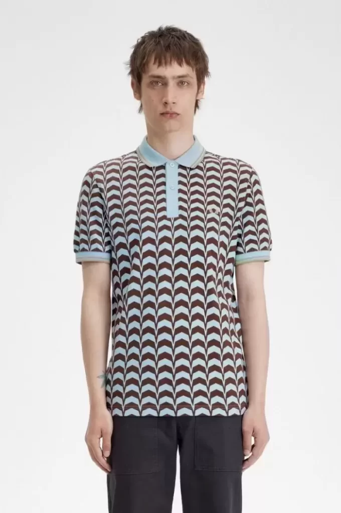 Bold Print Men’s Polo Shirt Bold Print Men’s Polo Shirt