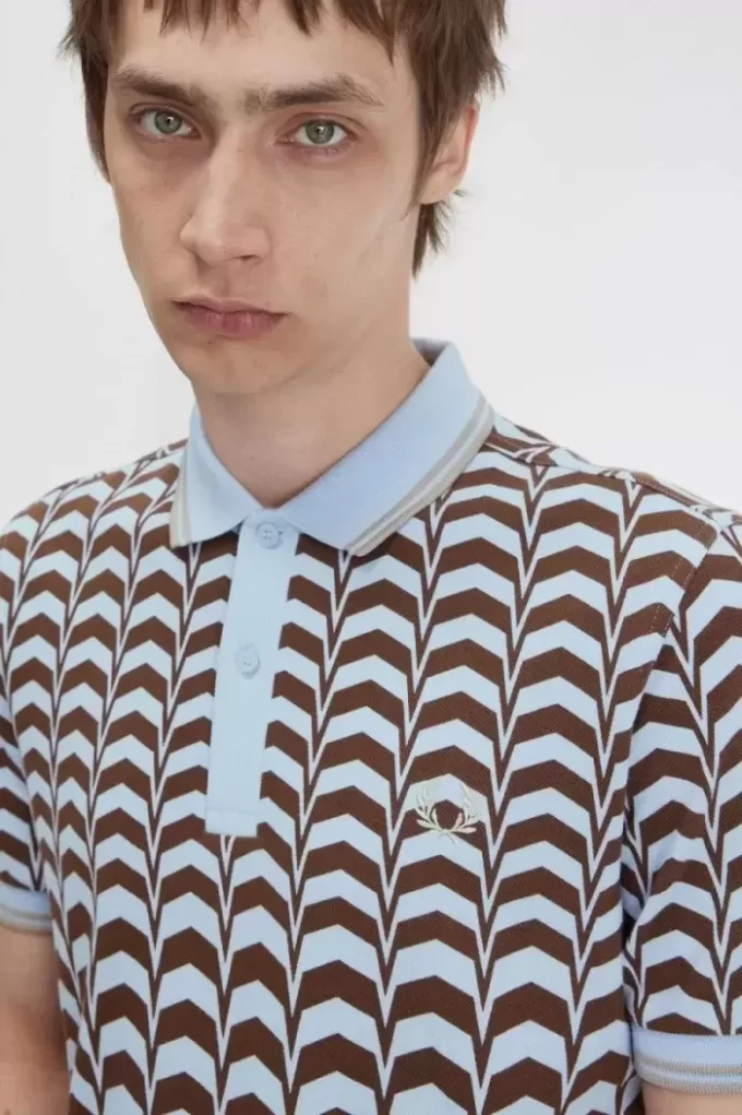 Bold Print Men’s Polo Shirt Bold Print Men’s Polo Shirt