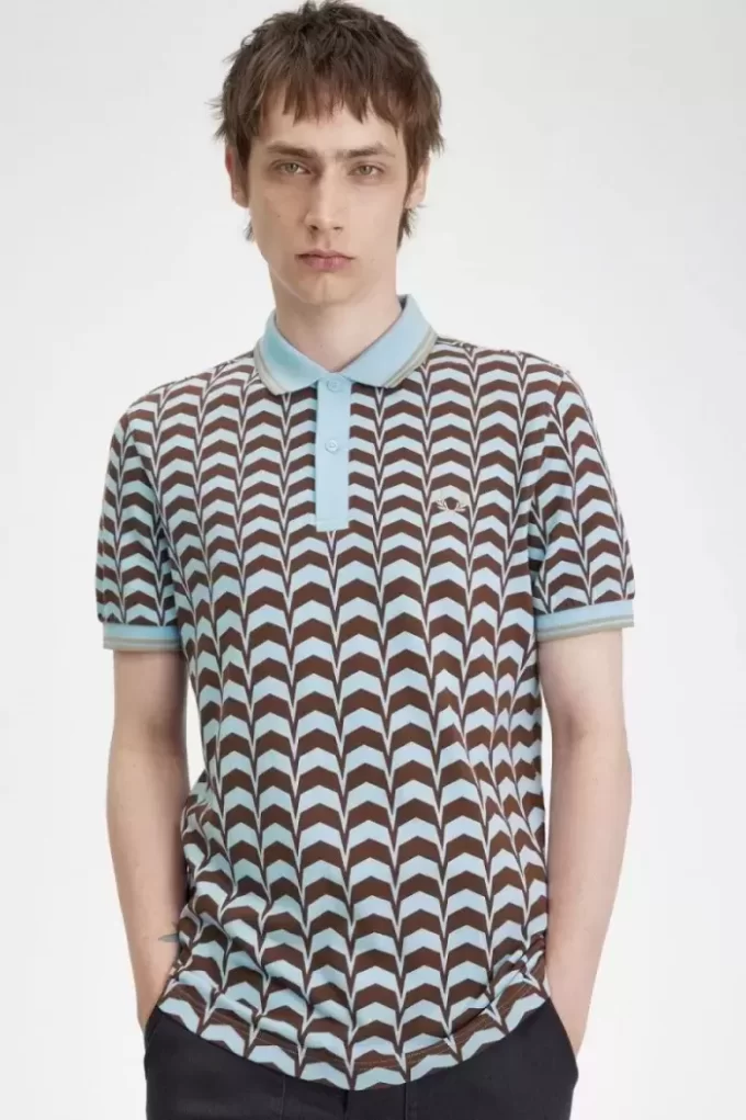 Bold Print Men’s Polo Shirt Bold Print Men’s Polo Shirt