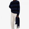 Bold Stripe Alpaca Blend Jumper Knitwear Bold Stripe Alpaca Blend Jumper Knitwear