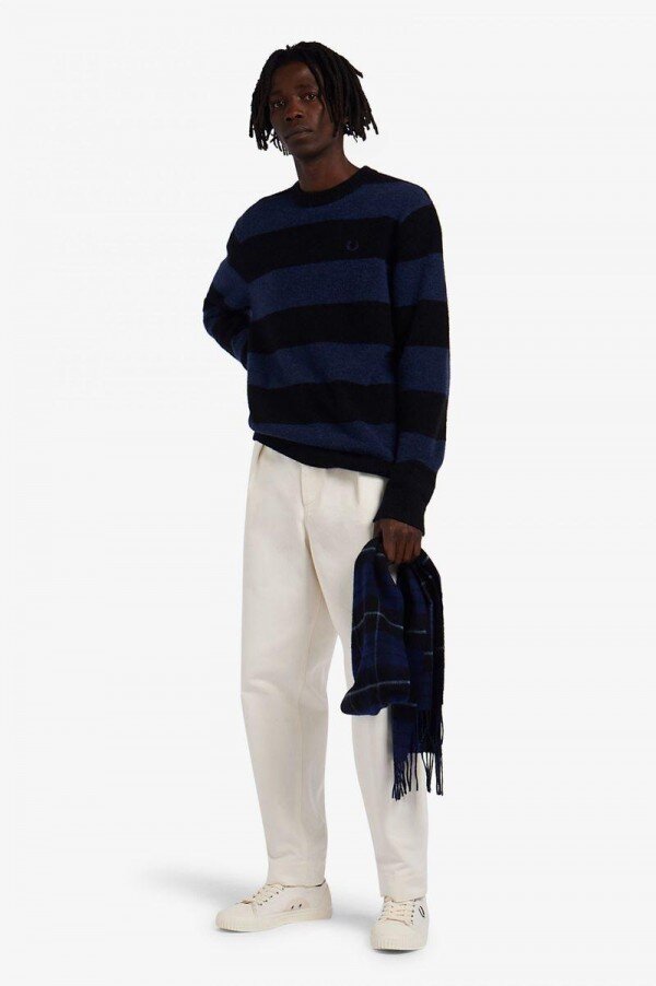 Bold Stripe Alpaca Blend Jumper Knitwear Bold Stripe Alpaca Blend Jumper Knitwear