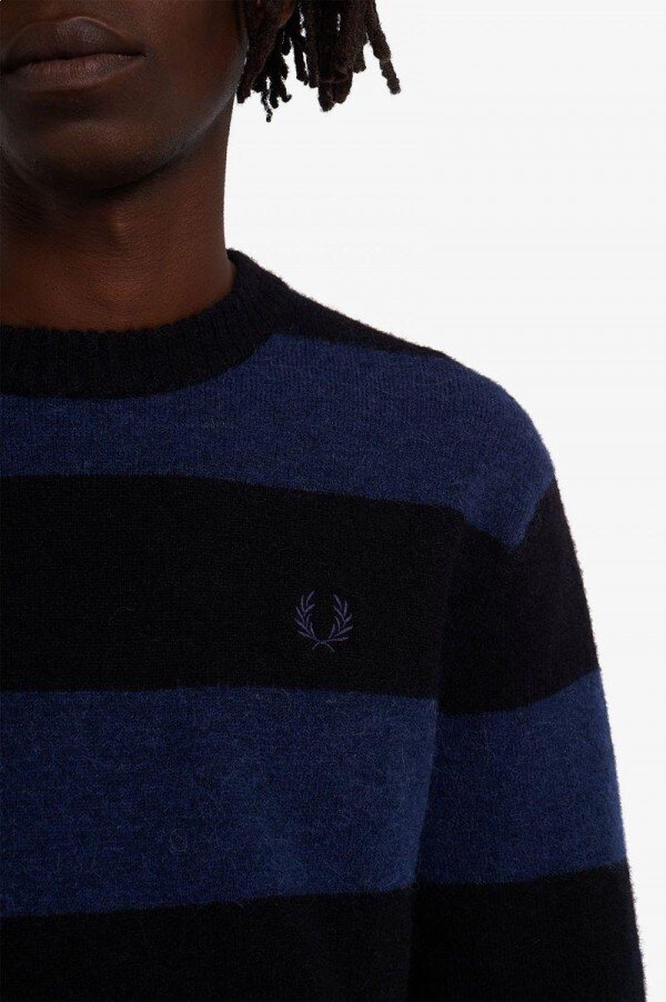 Bold Stripe Alpaca Blend Jumper Knitwear Bold Stripe Alpaca Blend Jumper Knitwear