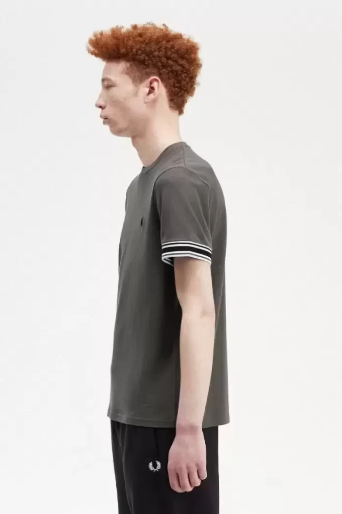 Bold Tipped Piqué Men’s T-Shirt