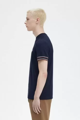 Bold Tipped Piqué Men’s T-Shirt