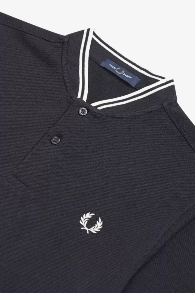 Bomber Collar Men’s Polo Shirt Bomber Collar Men’s Polo Shirt
