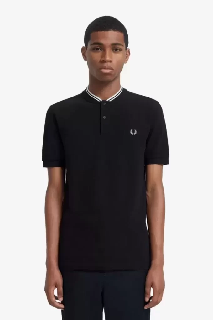 Bomber Collar Men’s Polo Shirt Bomber Collar Men’s Polo Shirt