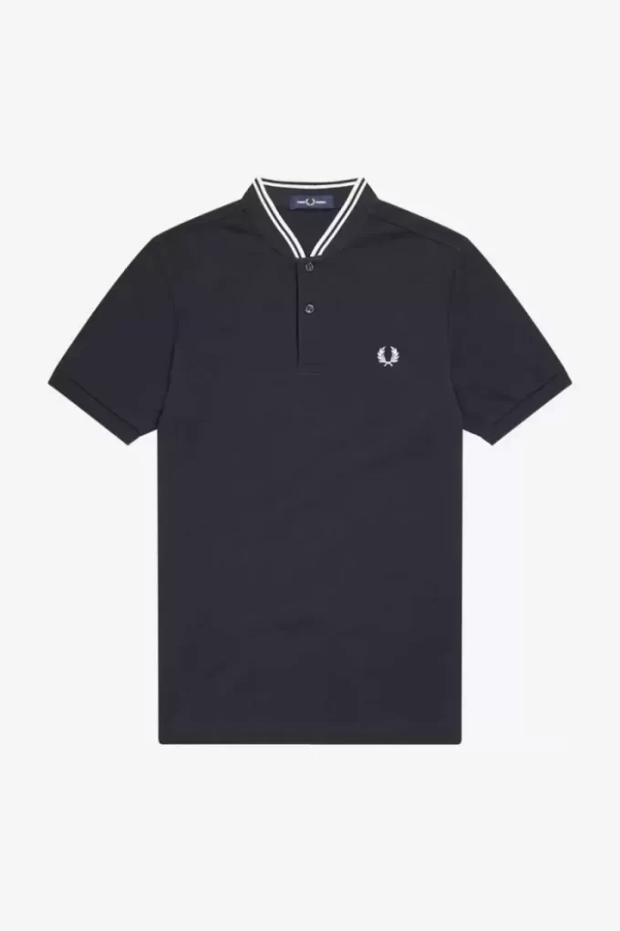 Bomber Collar Men’s Polo Shirt Bomber Collar Men’s Polo Shirt