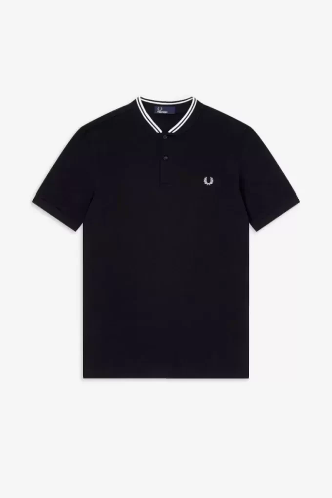 Bomber Collar Men’s Polo Shirt Bomber Collar Men’s Polo Shirt