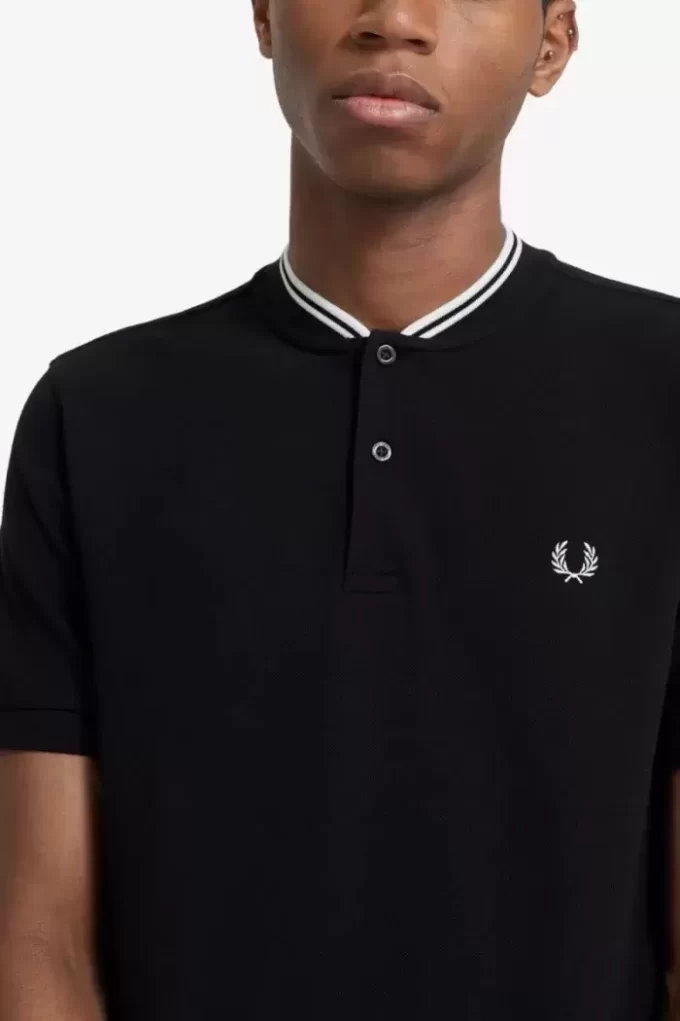 Bomber Collar Men’s Polo Shirt Bomber Collar Men’s Polo Shirt