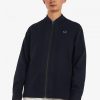 Bomber Neck Zip Through Shirts Bomber Neck Zip Through Shirts
