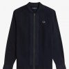 Bomber Neck Zip Through Shirts Bomber Neck Zip Through Shirts