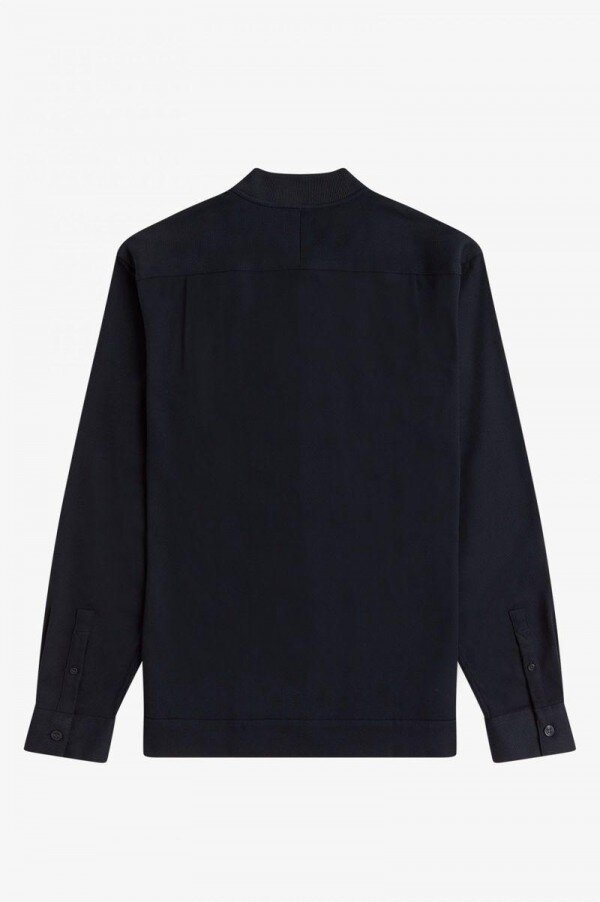 Bomber Neck Zip Through Shirts Bomber Neck Zip Through Shirts