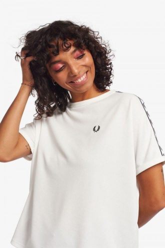 Boxy Taped Ringer T Shirts