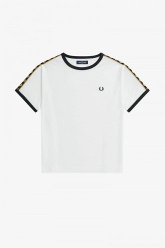 Boxy Taped Ringer T Shirts