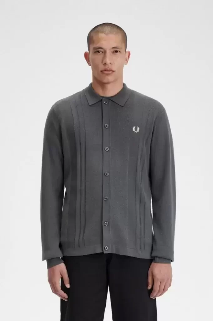 Button Through Knitted Men’s Shirt Button Through Knitted Men’s Shirt