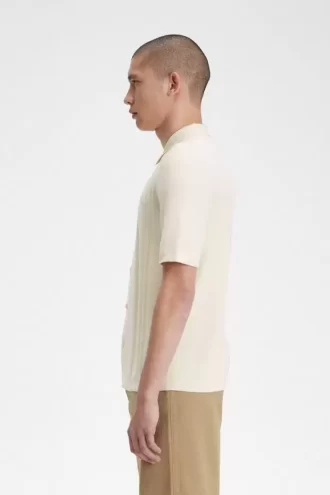Button Through Knitted Men’s Shirt