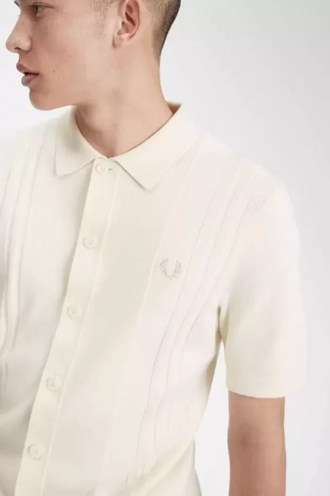 Button Through Knitted Men’s Shirt Button Through Knitted Men’s Shirt
