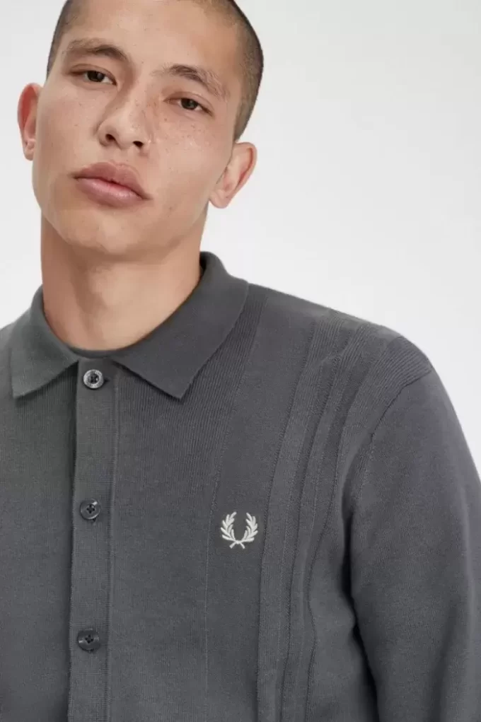 Button Through Knitted Men’s Shirt Button Through Knitted Men’s Shirt