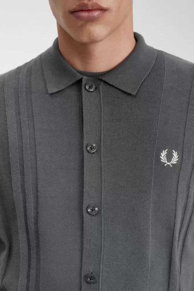 Button Through Knitted Men’s Shirt Button Through Knitted Men’s Shirt