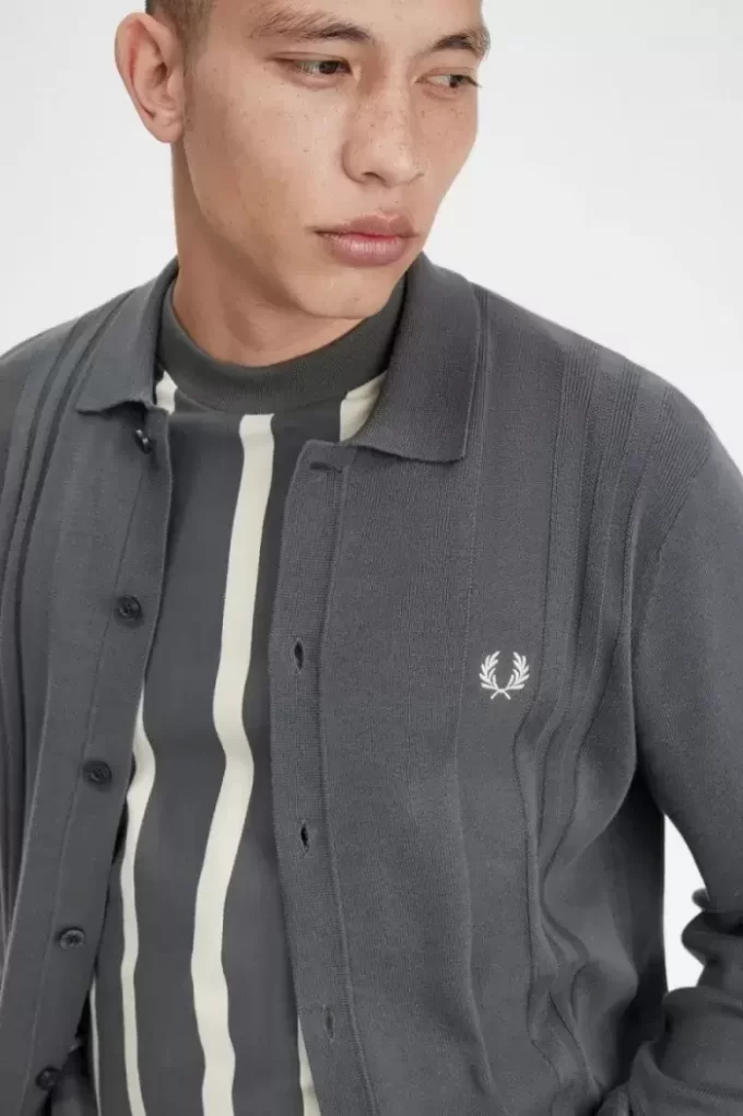 Button Through Knitted Men’s Shirt Button Through Knitted Men’s Shirt