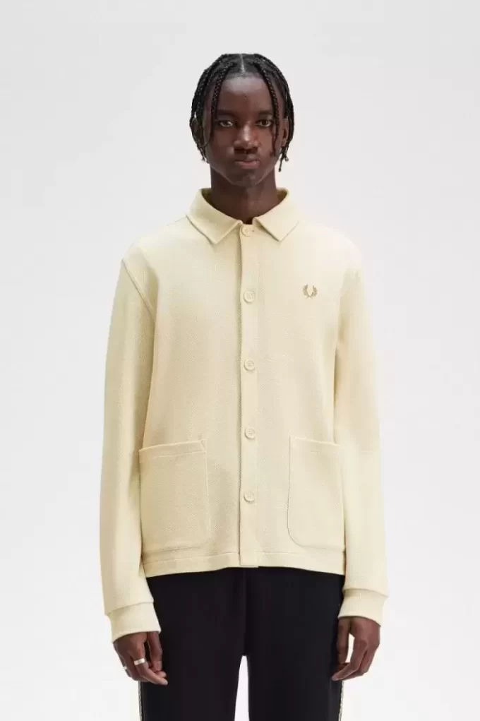 Button Through Long Sleeve Men’s Polo Shirt Button Through Long Sleeve Men’s Polo Shirt
