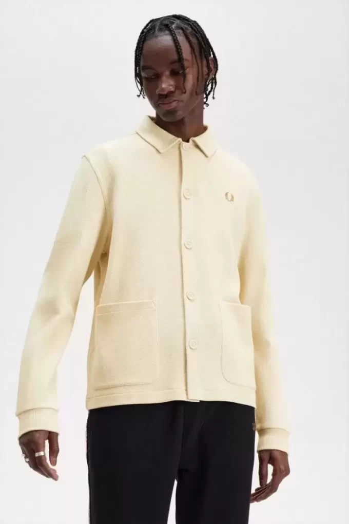 Button Through Long Sleeve Men’s Polo Shirt Button Through Long Sleeve Men’s Polo Shirt