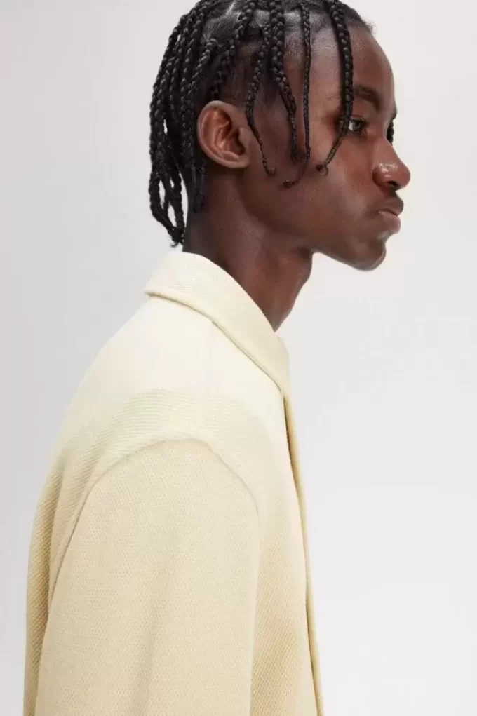 Button Through Long Sleeve Men’s Polo Shirt Button Through Long Sleeve Men’s Polo Shirt