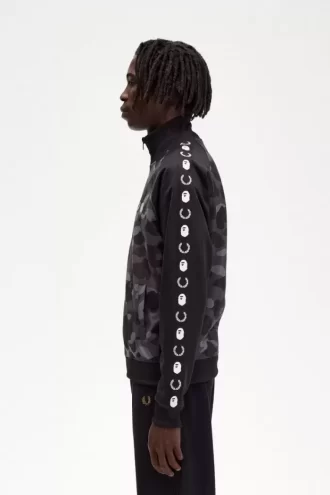 Camouflage Panel Men’s Track Jackets