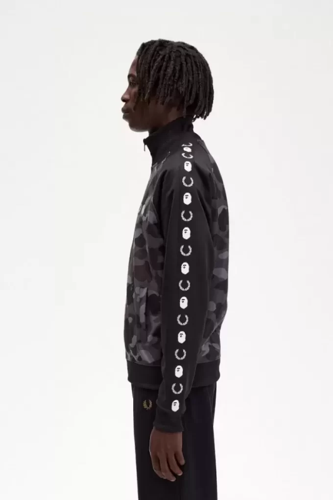 Camouflage Panel Men’s Track Jackets Camouflage Panel Men’s Track Jackets