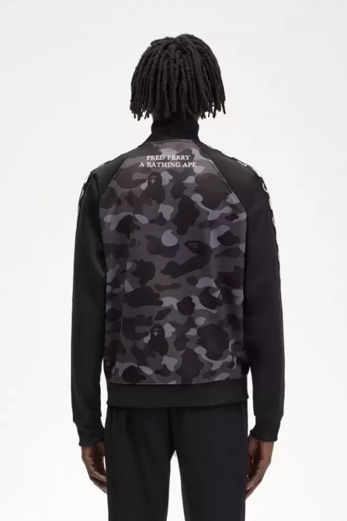 Camouflage Panel Men’s Track Jackets Camouflage Panel Men’s Track Jackets