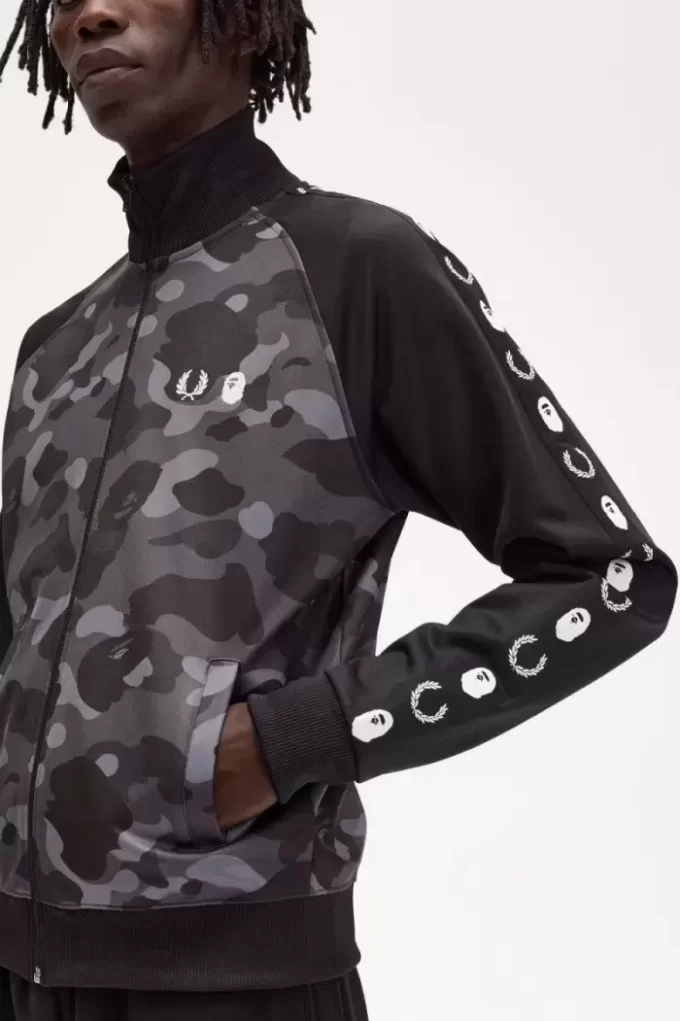 Camouflage Panel Men’s Track Jackets Camouflage Panel Men’s Track Jackets