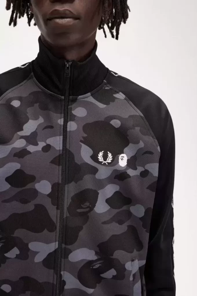 Camouflage Panel Men’s Track Jackets Camouflage Panel Men’s Track Jackets