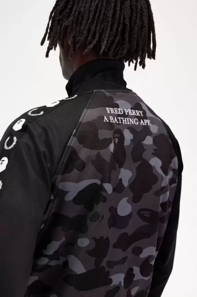 Camouflage Panel Men’s Track Jackets Camouflage Panel Men’s Track Jackets