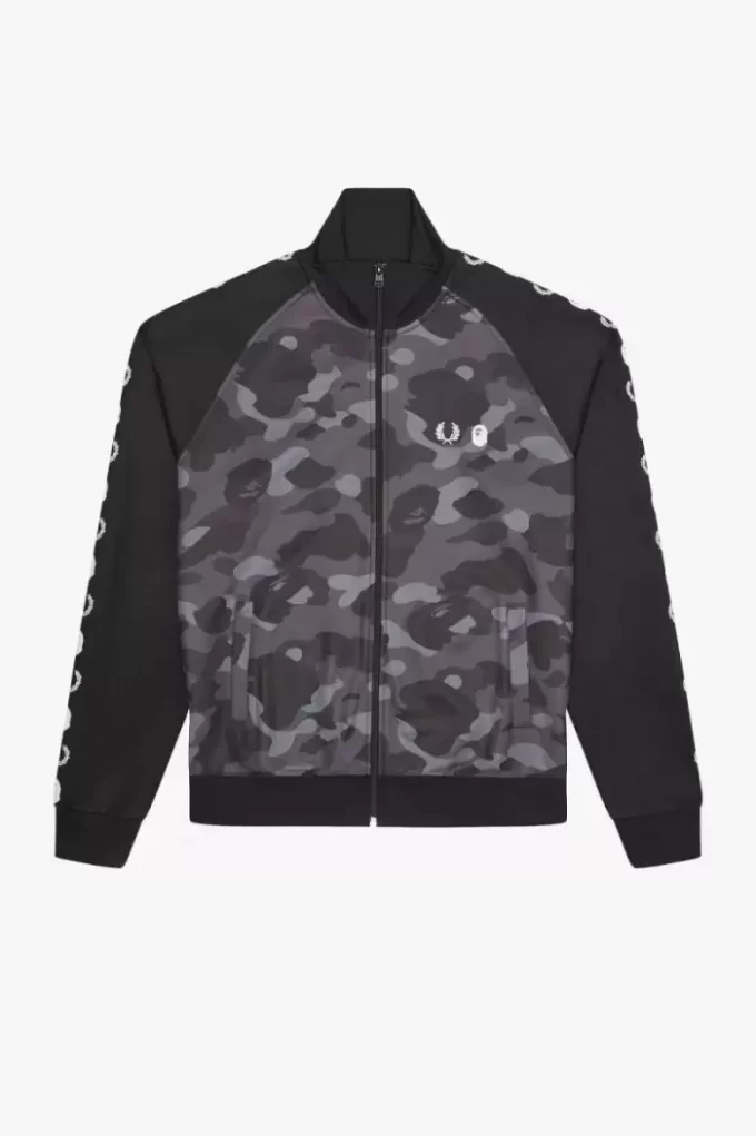 Camouflage Panel Men’s Track Jackets Camouflage Panel Men’s Track Jackets
