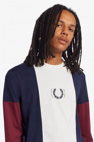 Central Stripe Long Sleeve T Shirts