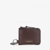 Chain Detail Leather Zip Around Bags Chain Detail Leather Zip Around Bags
