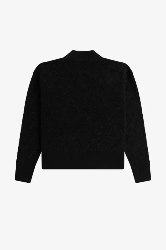 Chenille Grid Women’s Jumper Chenille Grid Women’s Jumper