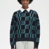 Chequerboard Women’s Jumper Chequerboard Women’s Jumper