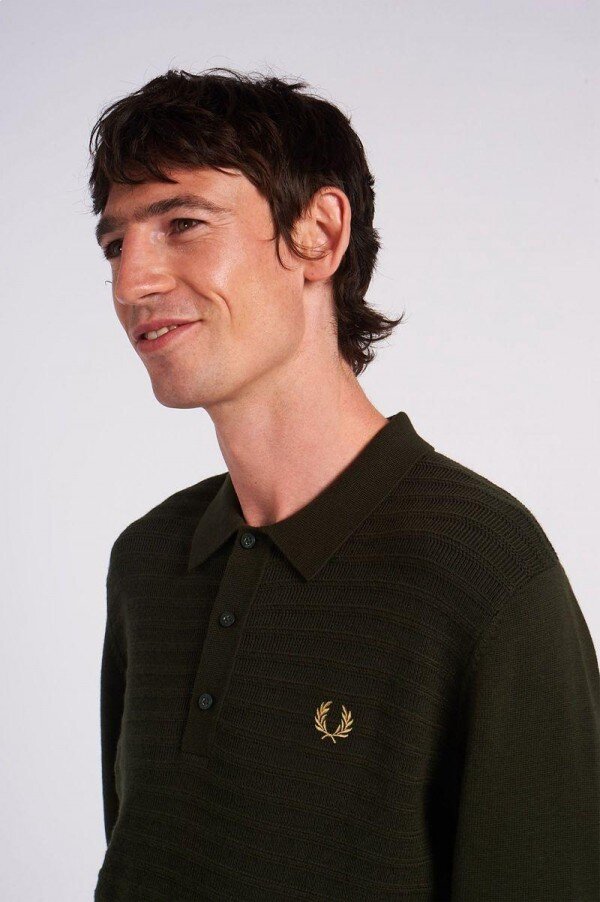Chevron Textured Knitted Shirts Chevron Textured Knitted Shirts