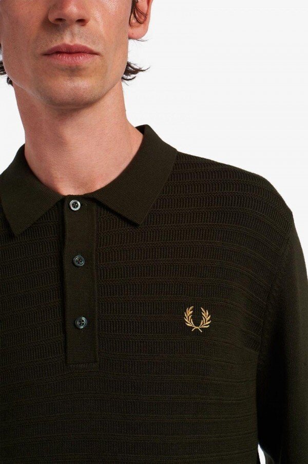 Chevron Textured Knitted Shirts Chevron Textured Knitted Shirts